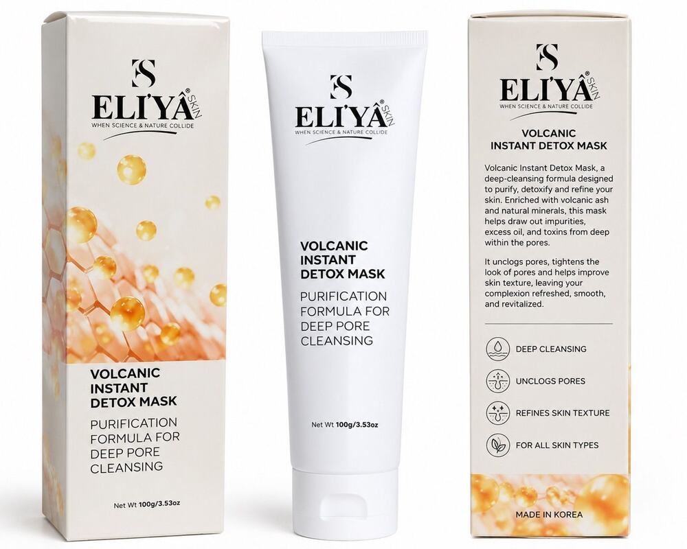 ELIYA Skin Volcanic Instant Detox Mask | 100g | New Sealed